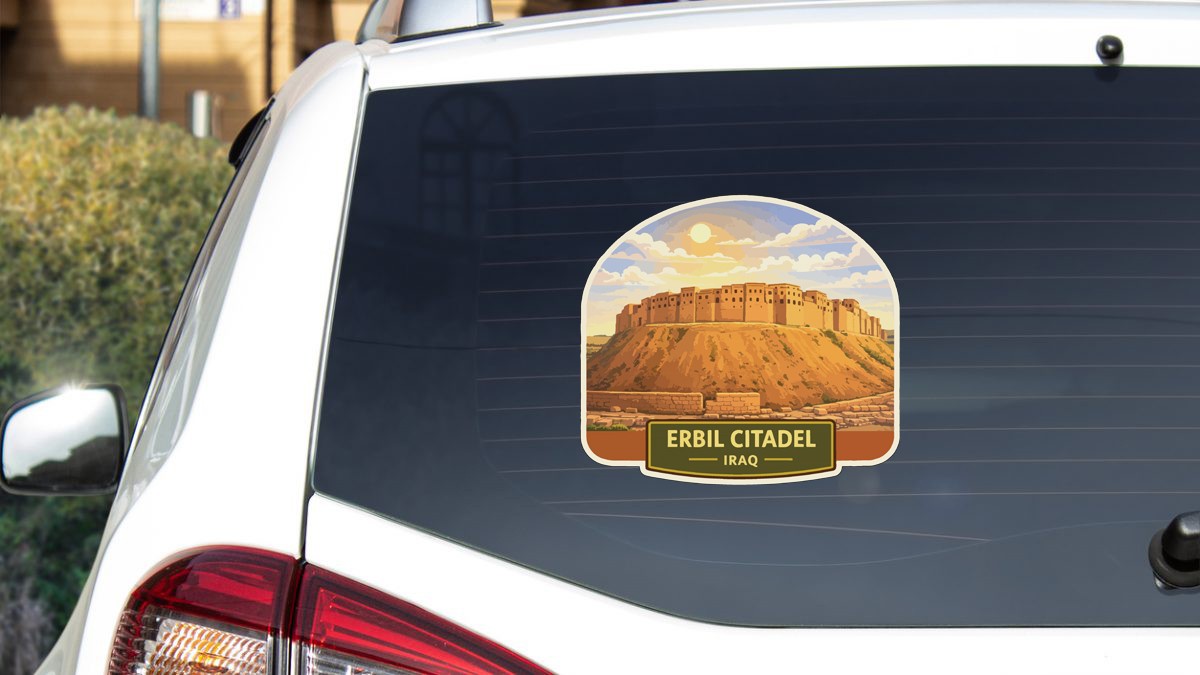 Erbil Citadel Iraq Sticker Decal Vinyl Die-Cut World Heritage Sites Series