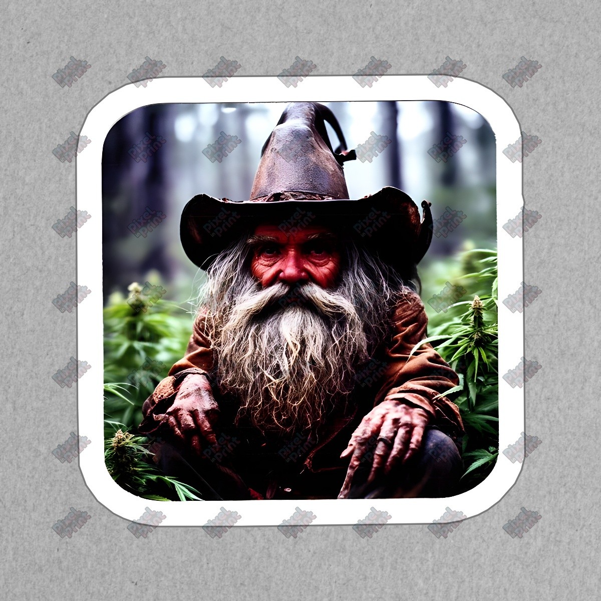 Vintage Bearded Man Vinyl Sticker Unique Decal for Home, Outdoors, #904578