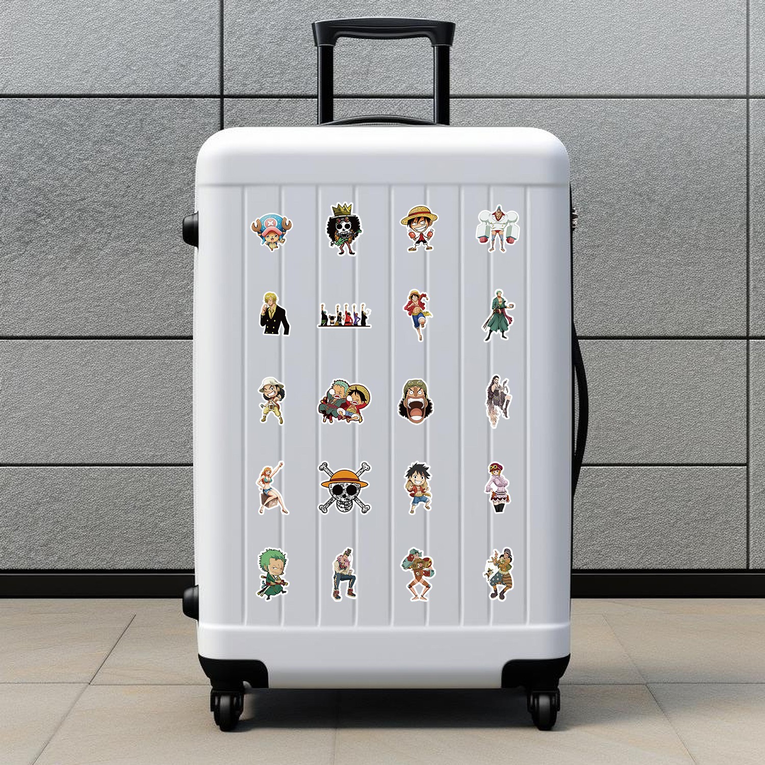 50pcs Waterproof Vinyl Stickers One Piece Anime Luggage Phone Laptop Fridge
