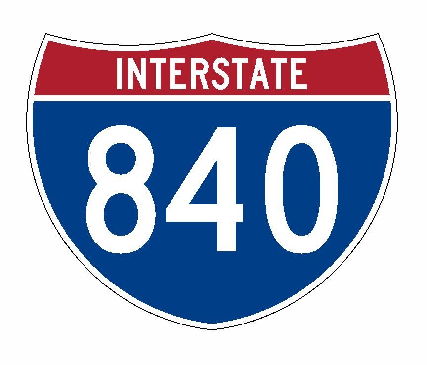 Interstate 840 Sticker R2034 Highway Sign Road Sign