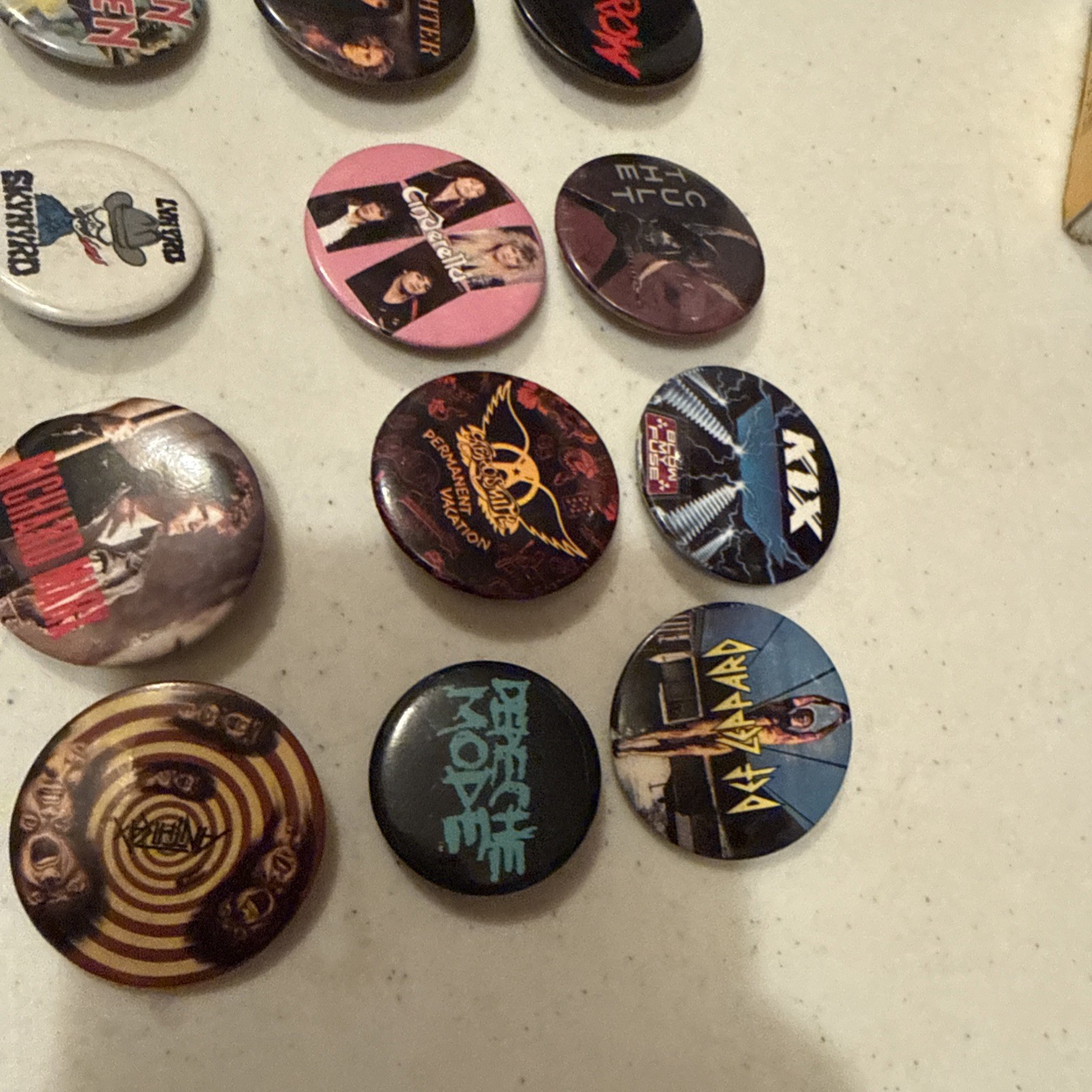 Metallica Ac/ Dc Def Leaped. Rock And Roll 1.5 Pins Choice