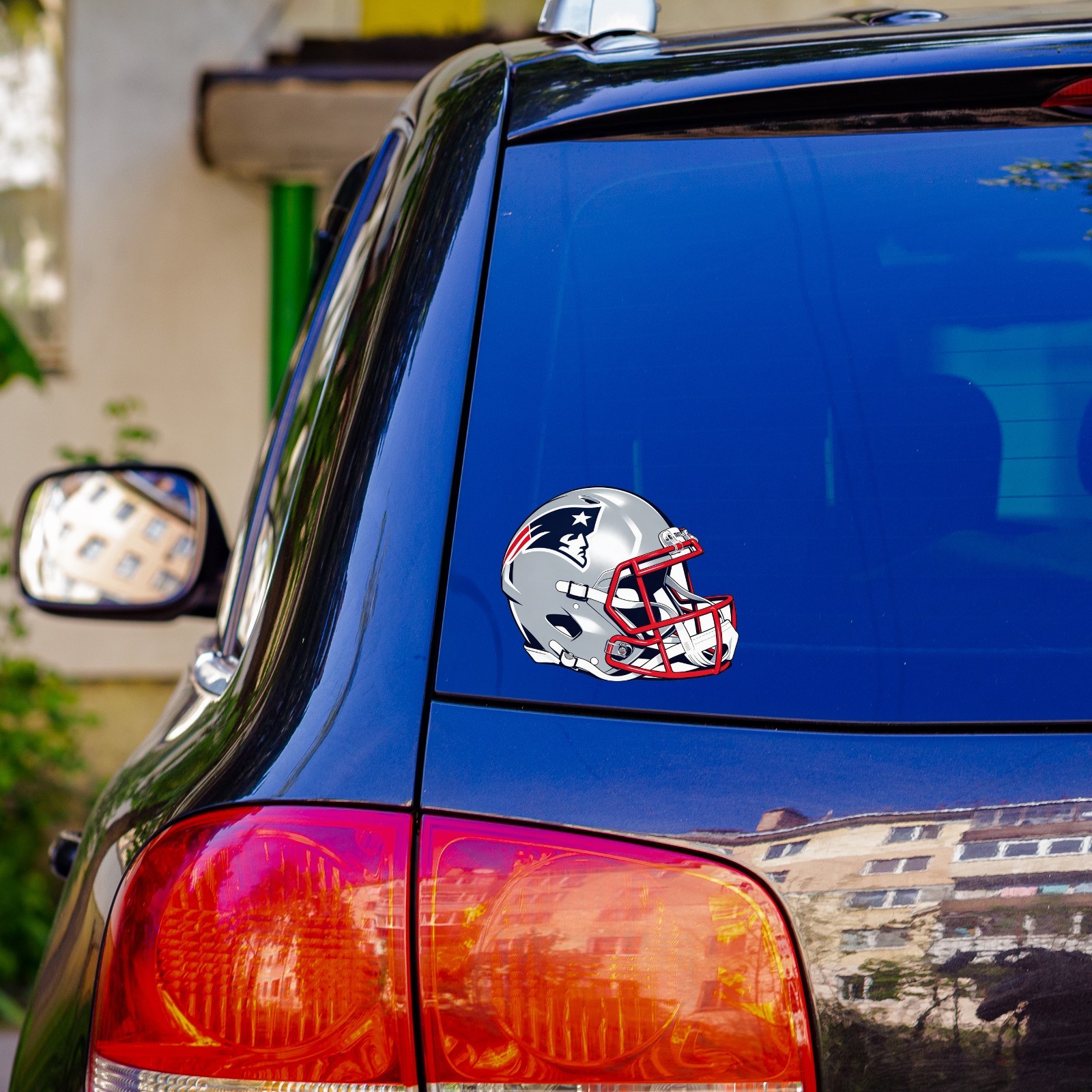 New England Patriots Football Helmet Sticker Car Bumper Decal Waterproof Large