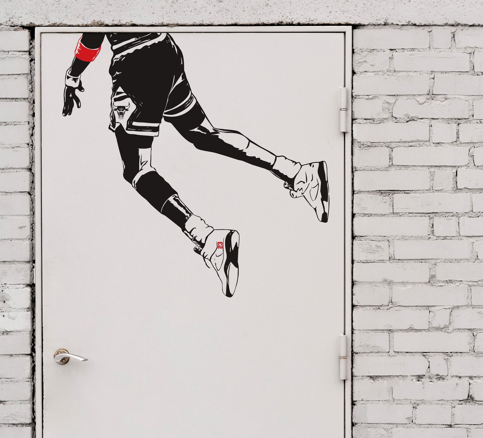 Dunking Wall Decal. Sneakerhead Wall Decor. Hypebeast Basketball Dunk Wall Art.