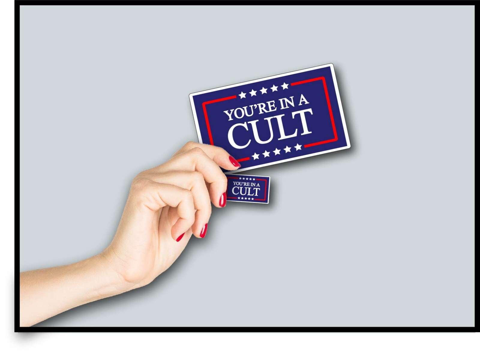 Youre In A Cult Decal Sticker Anti Trump MAGA Biden Political 47 Protest Voters
