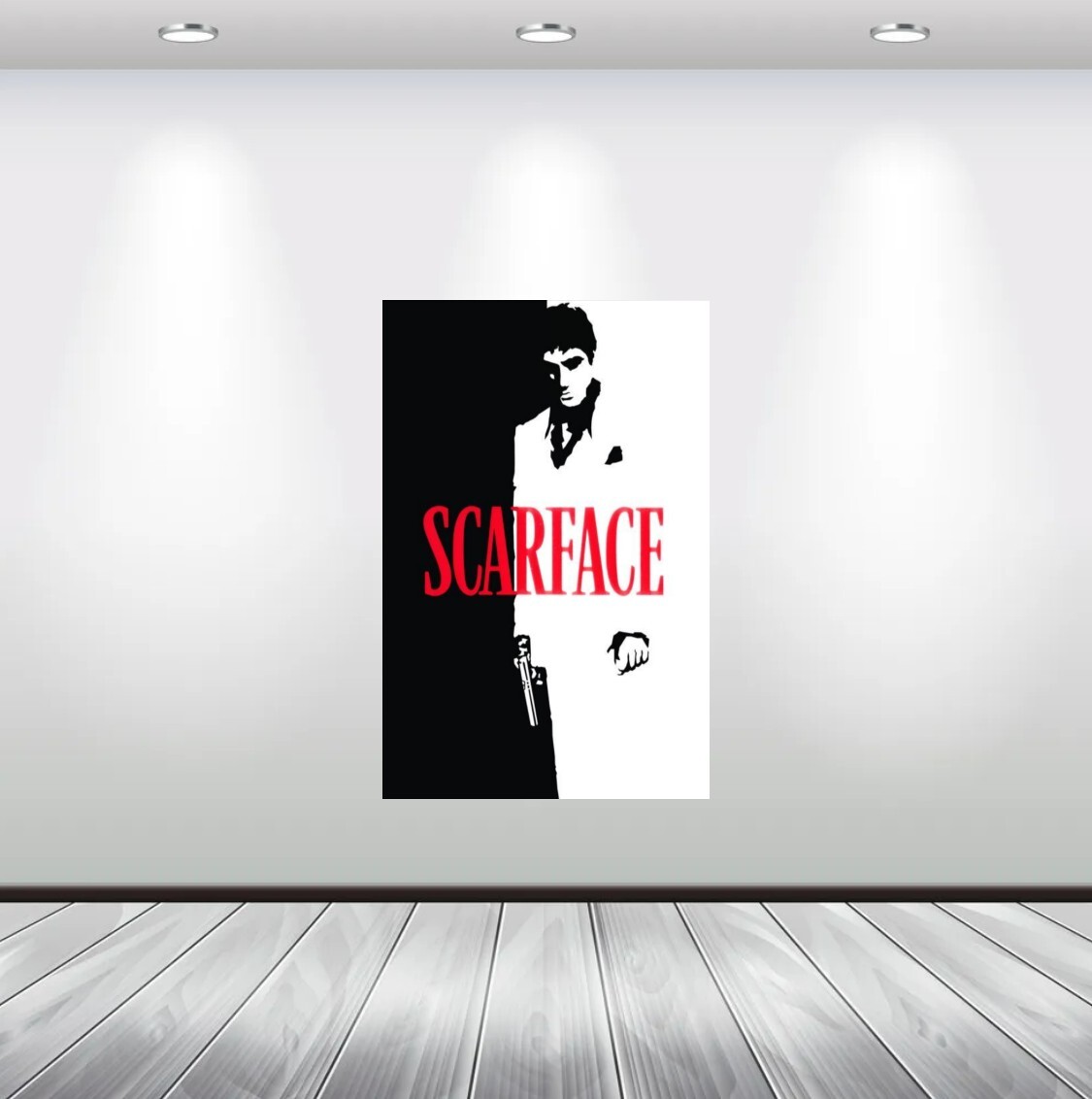 Scarface Wall Vinyl Decal Graphic (Removable Adhesive Backing)