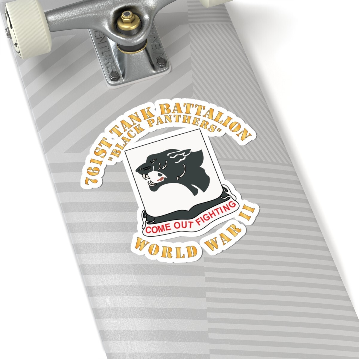 Kiss-Cut Stickers – Army – 761st Tank Battalion – Black Panthers – WWII