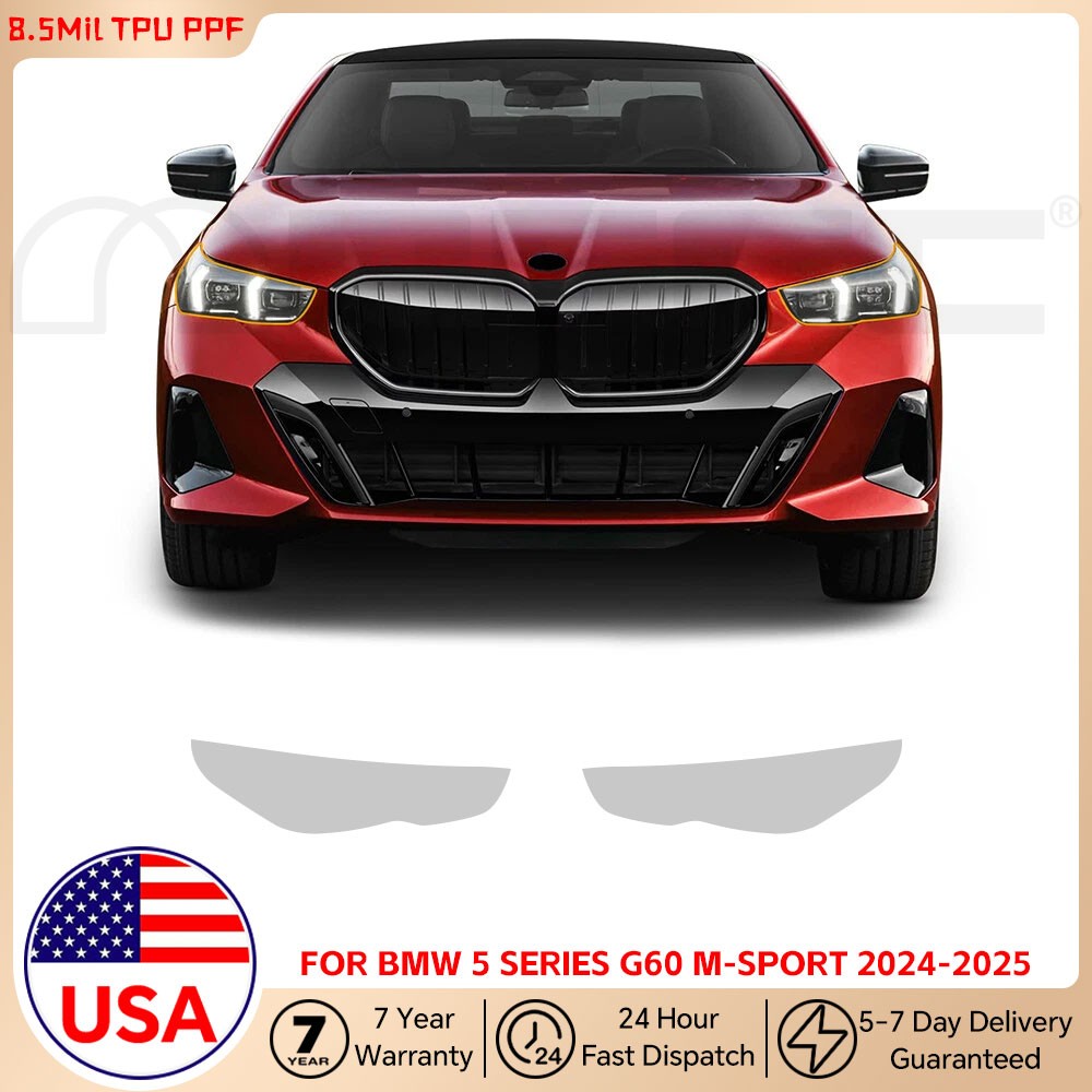 BMW 5 Series G60 M Sport 2024-UP PreCut Paint Protection Film Clear PPF TPU Kit