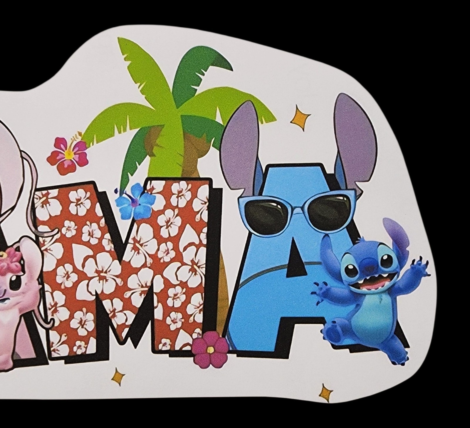 Lilo & Stitch Mama Inspired Waterproof Car Decal Vinyl Sticker Kid Movie Cartoon