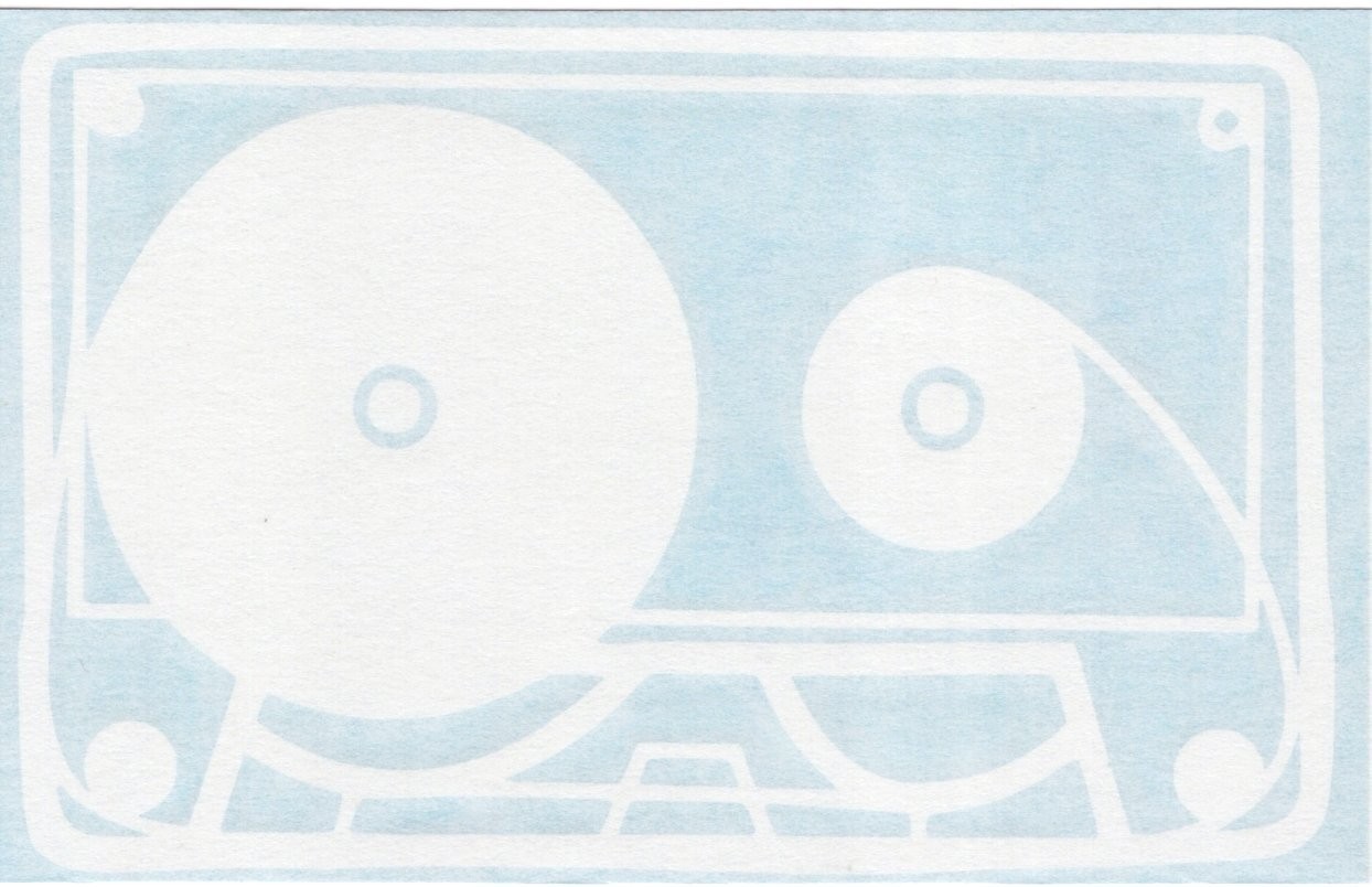 Audio Cassette Tape – Retro Music Car Truck Vinyl Decal Window Sticker 10694