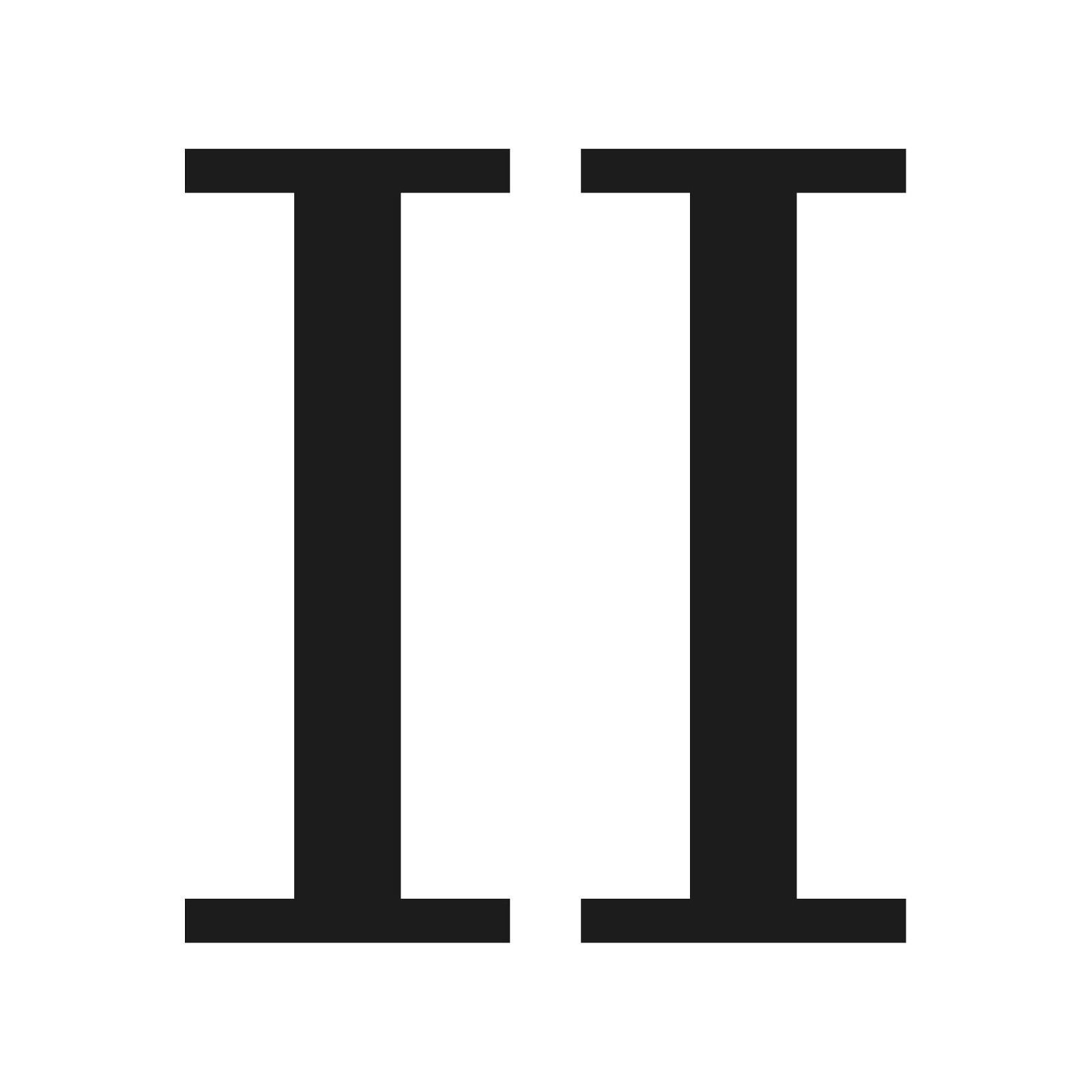 Roman Number 2 II Two Vinyl decal Numeral Rome font Sticker