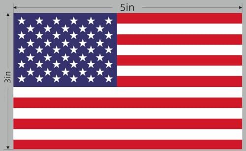 American Flag Decalpcs USA Flag Decal Sticker Car Stickers for Cars/Trucks – 5