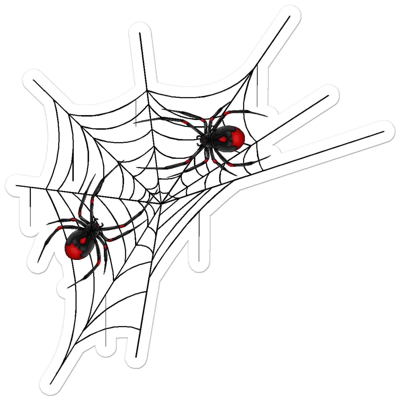 Spider Web – Vinyl Decal Sticker – Car Window Laptop – ebn12614