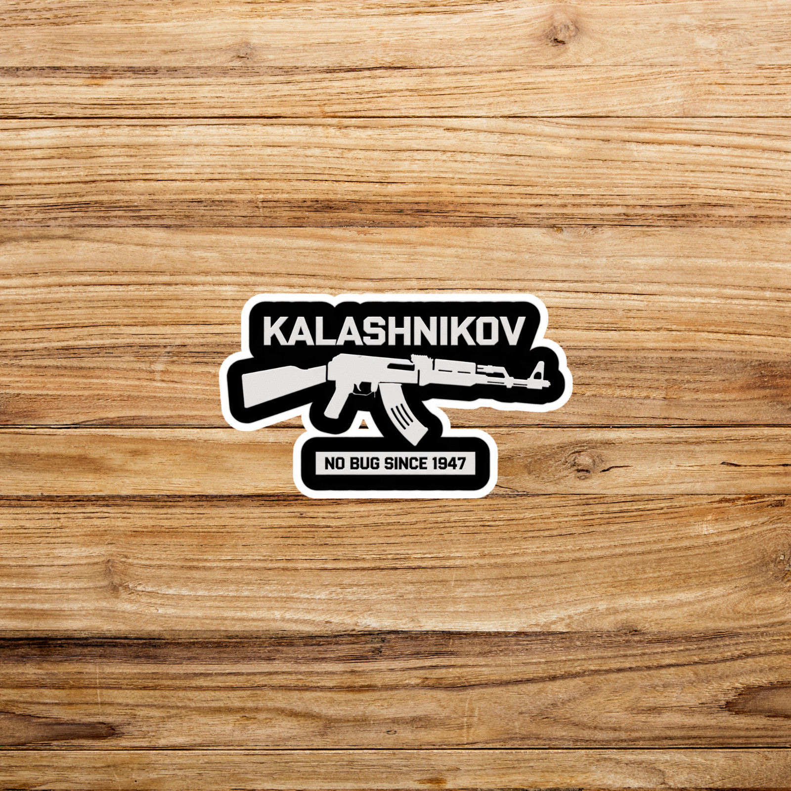 Kalashnikov AK-47 No Bug Since 1947 Vinyl Decal Sticker Gun Rights 2A #1972