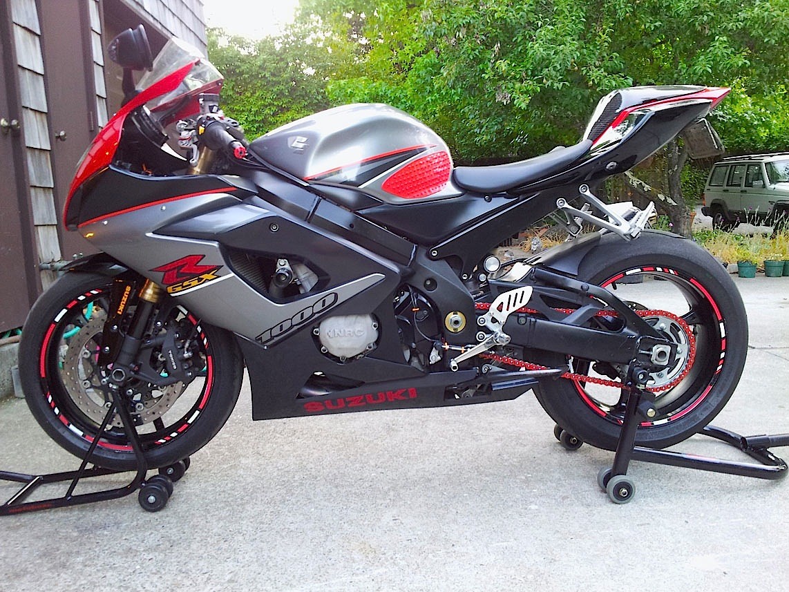 CUSTOM RIM STRIPE WHEEL DECAL TAPE HONDA CBR 600RR 600 F F2 F3 F4i 250R 300RR