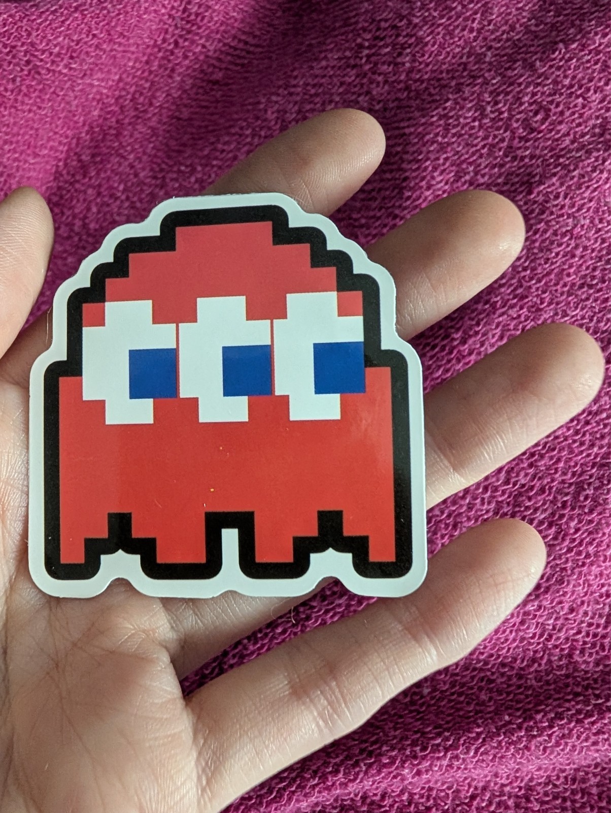 Pac-Man Sticker – Retro Arcade, Video Game, Blinky, Ghost, Pinky, Clyde