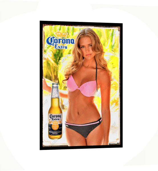 Corona Light Sticker Decal Sign Vintage Replica Drink Beer