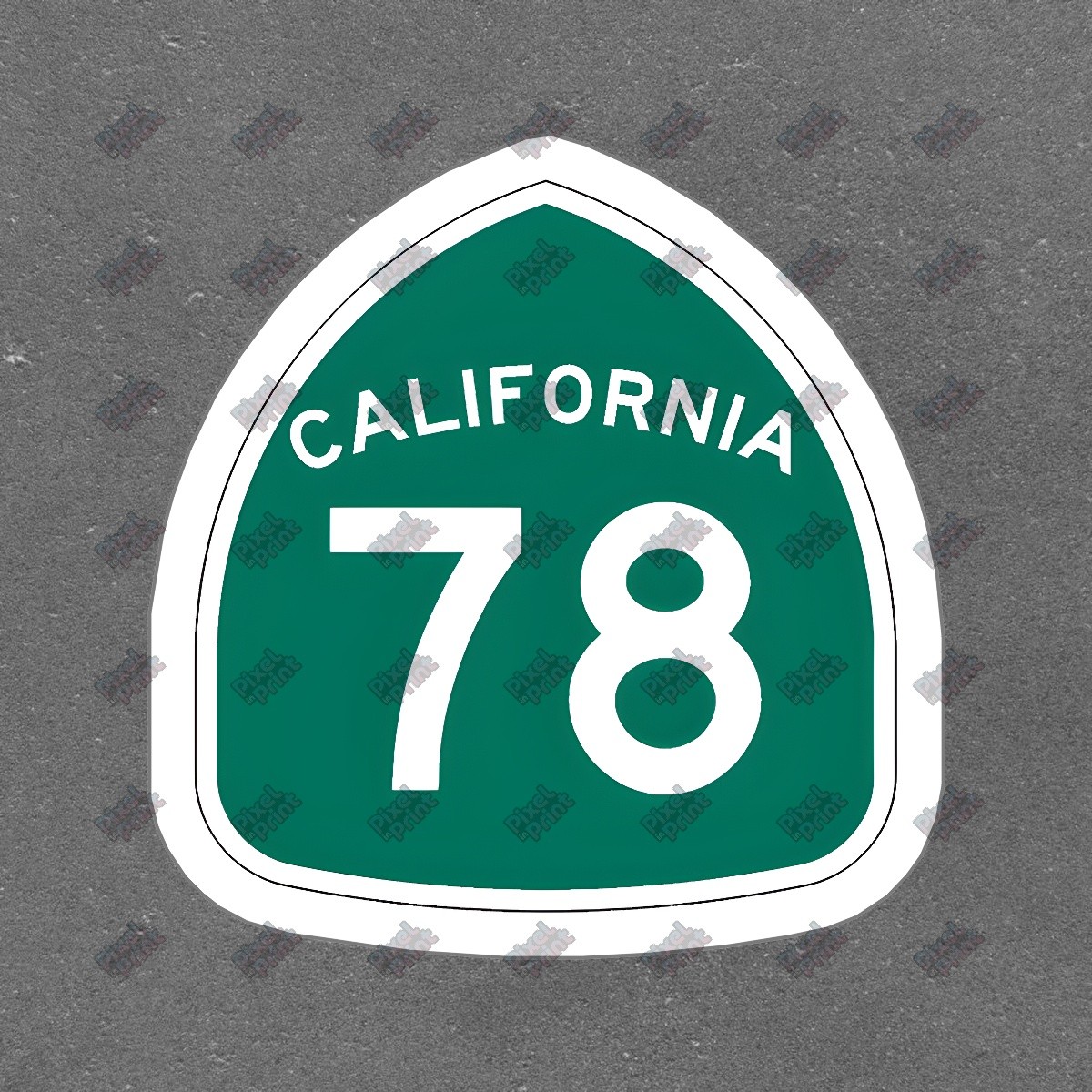 California Route 78 Vinyl Sticker Highway Sign Decal Travel #800082