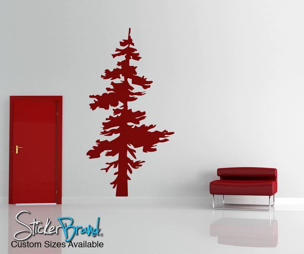 Vinyl Wall Decal Sticker Single Pine Tree #851
