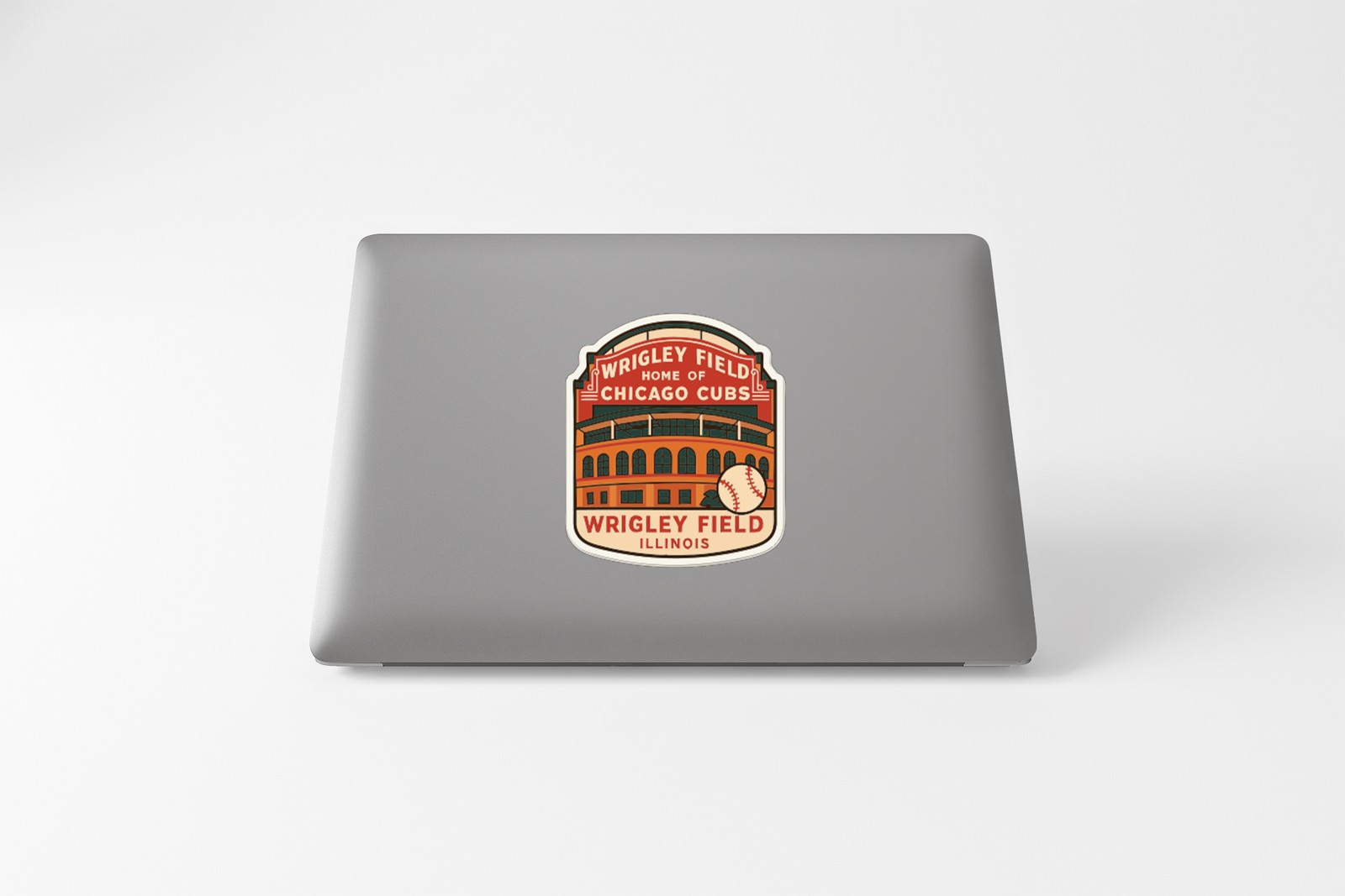 Wrigley Field Illinois Sticker Decal Vinyl Die-Cut Symbolic Landmark Design