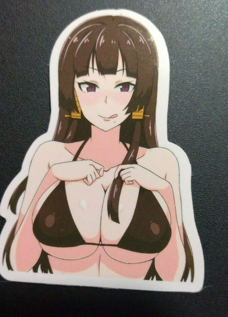 Anime Waifu Vinyl For Laptop, Phone, or Decal ~(2"X2.5")
