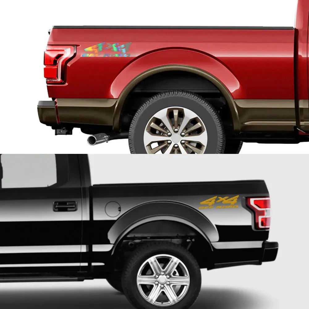 Aftermarket 4×4 Off-Road Rear Trunk Side Decal for Ford F-Series F-150 / F-250 /