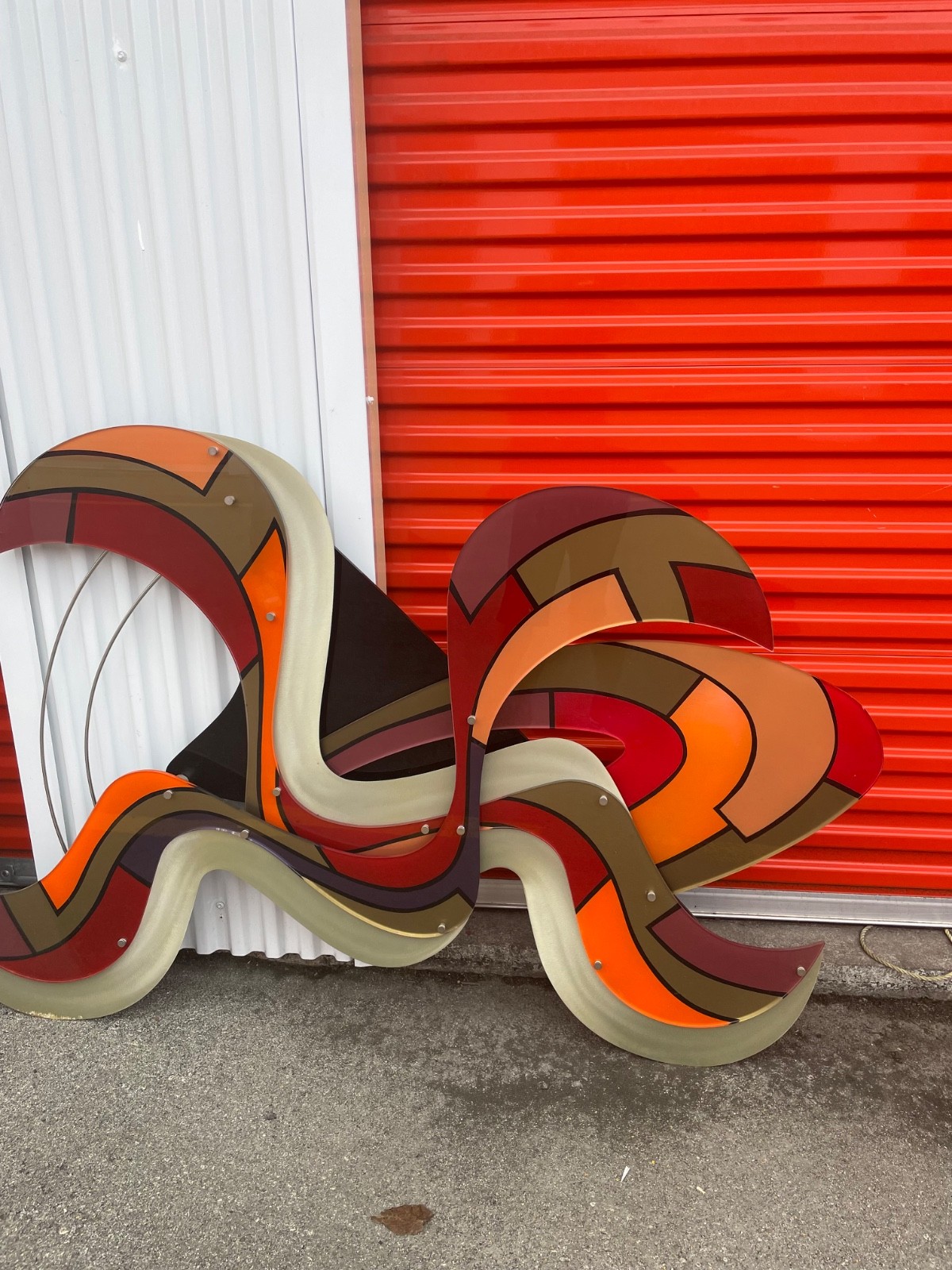 Art decorative wall piece! Light weight and bright colors.