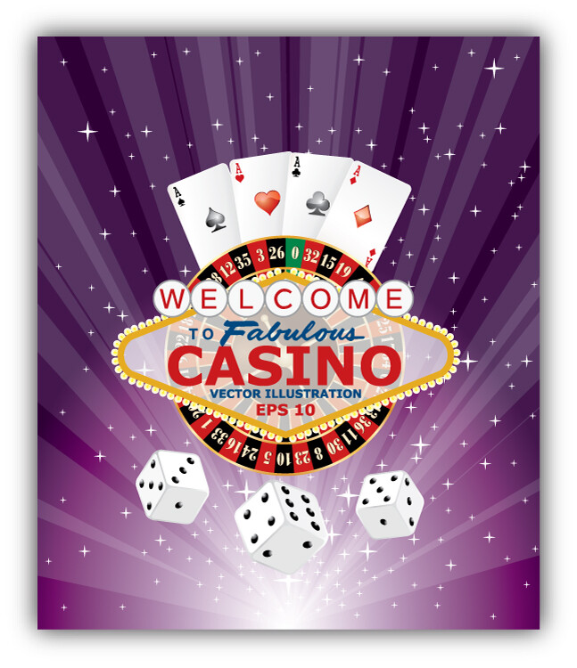 Las Vegas City Casino USA Glossy Welcome Label Car Bumper Sticker Decal