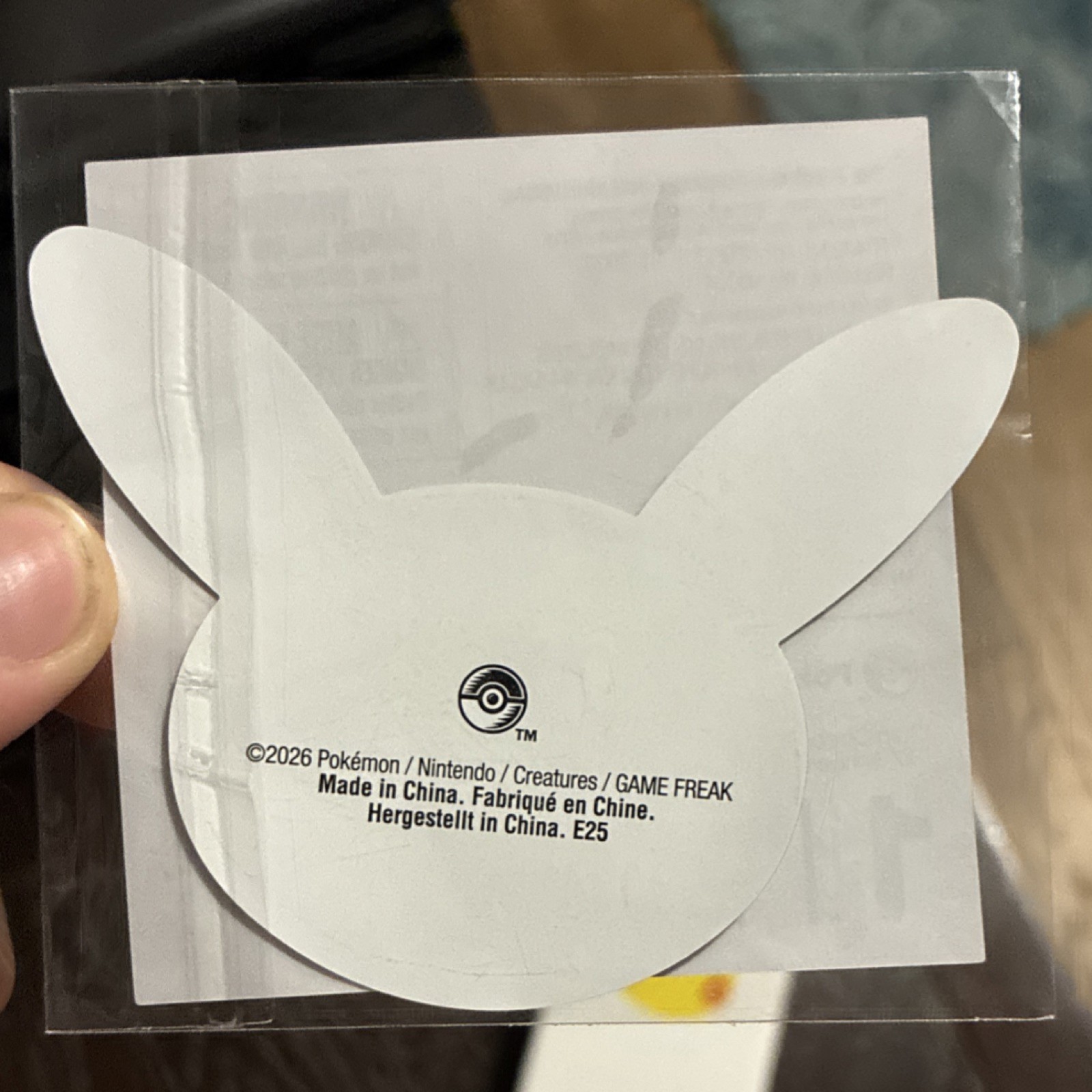Pokémon Center Pikachu 30th Celebration Sticker and Playmat 71-10333-101 Anime