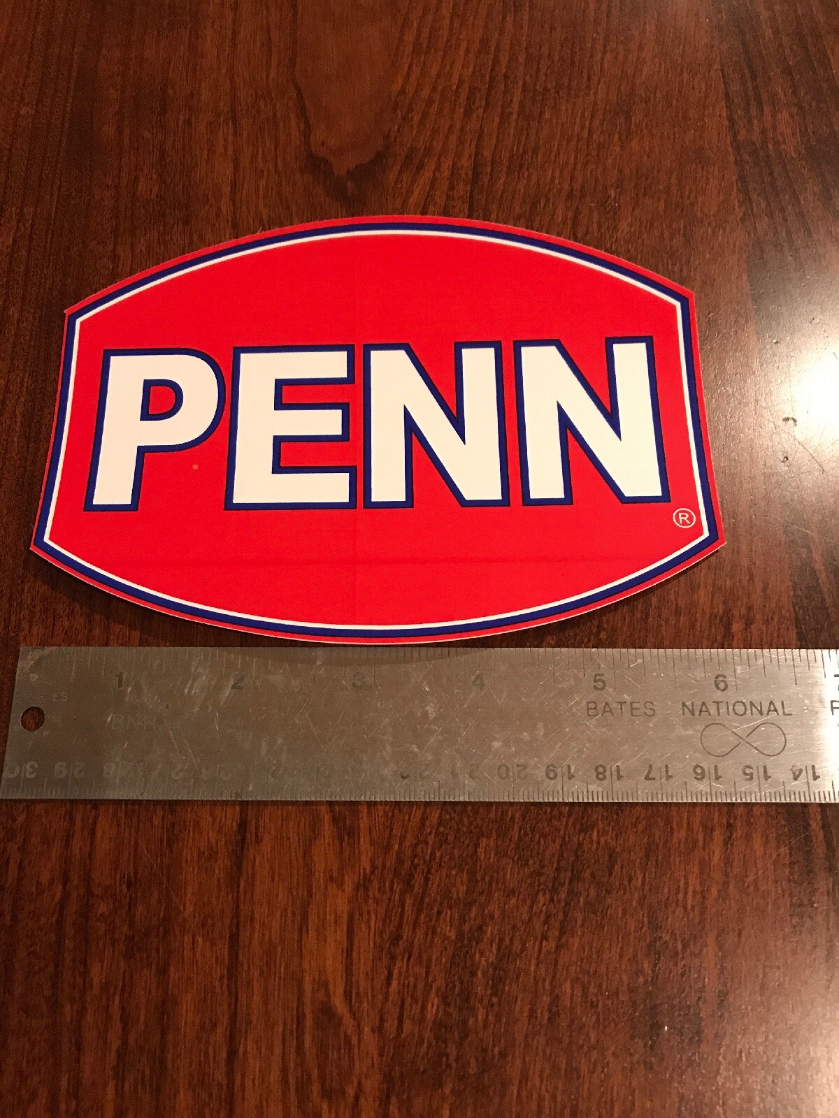 6" ORIGINAL Penn decals stickers boat tournament sponsor fishing line rod reel