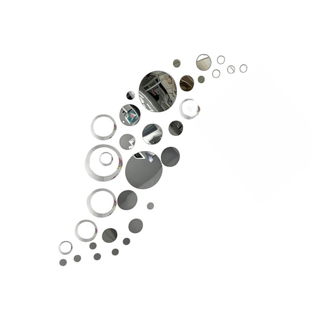 Plastic-Based Circular for acrylic Mirror Wall Sticker for Indoor Surfaces