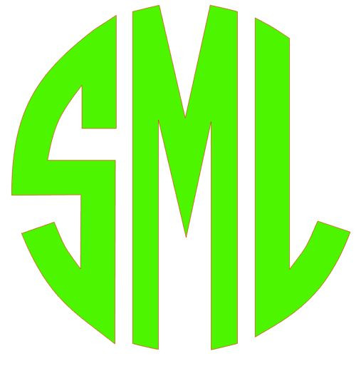 Round Monogram Decal- Yeti, Cellphones, Auto, Laptop, Gift Idea – MonogramS