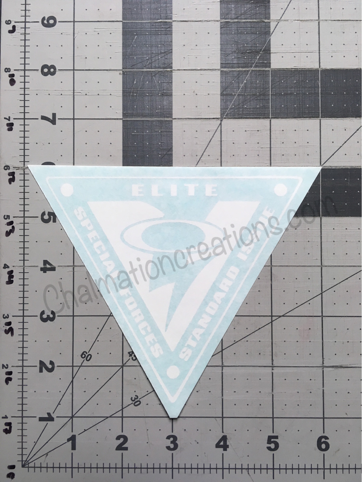 New Oakley SI Elite Triangle Vinyl Decal Rub On Die Cut Sticker