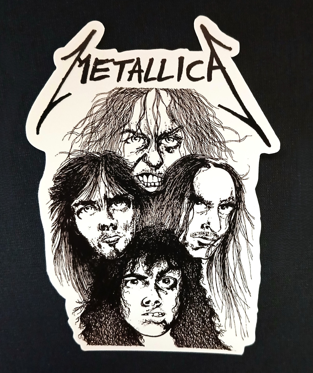 METALLICA – Die Cut LG Sticker Decal Music Band Rock Metal Metallica