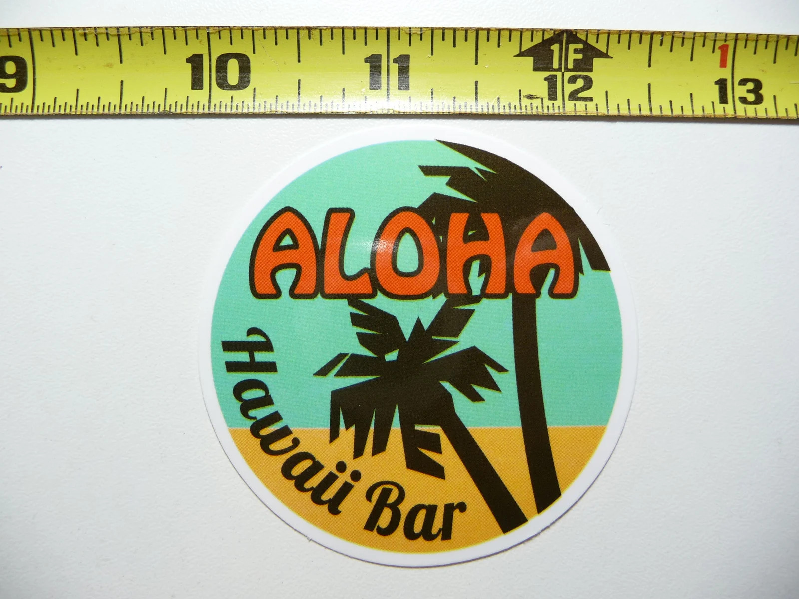 ALOHA HAWAII BAR PALM TREE SMALL STICKER DECAL TRAVEL VACATION ON HOLIDAY