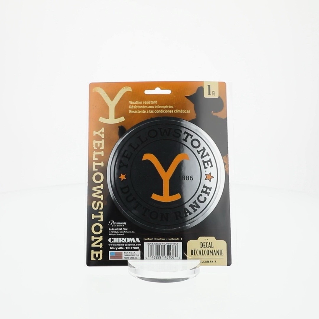 Yellowstone Dutton Ranch Die Cut Vinyl Sticker Car Decal Reflective Authentic
