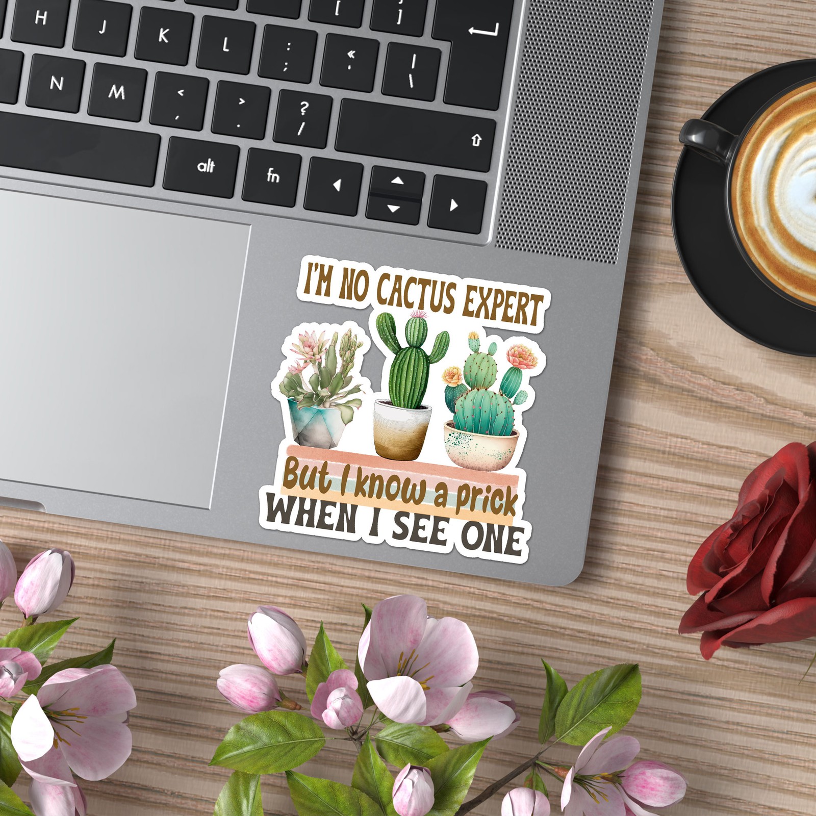 I'm No Cactus Expert – Vinyl Decal Sticker – Car Window Laptop – ebn9362