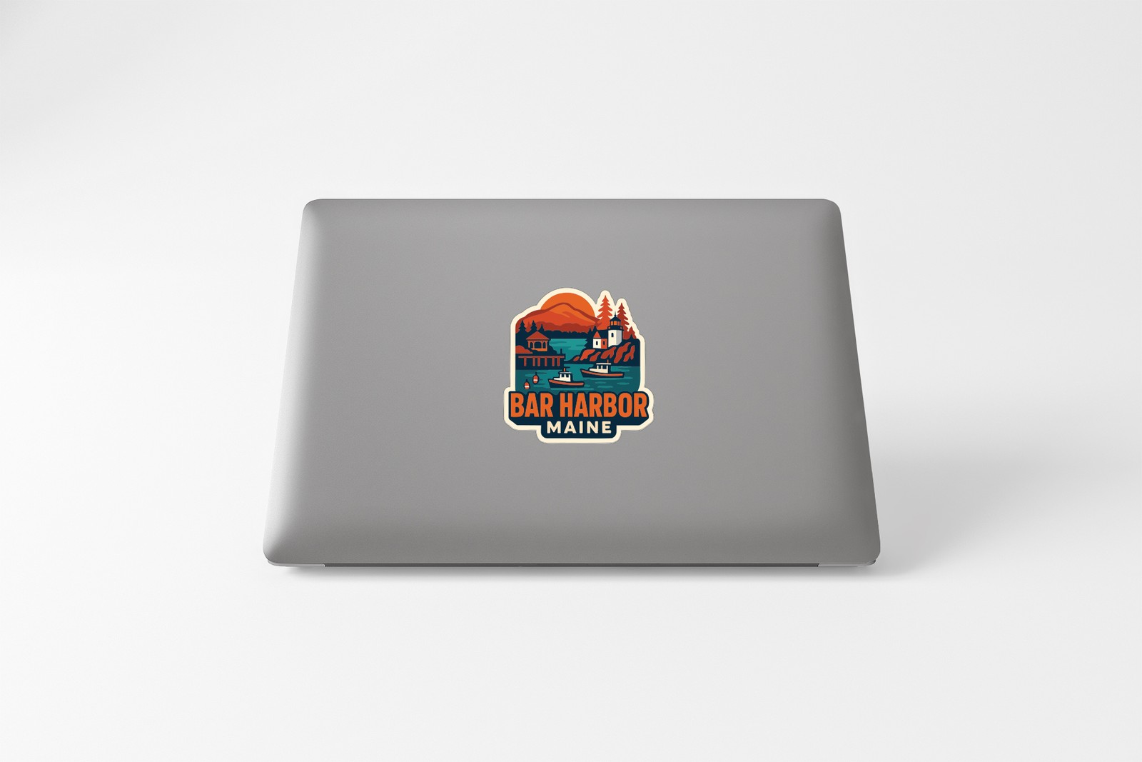 Bar Harbor Sticker Decal Vinyl Die-Cut City Skyline Landmark Design