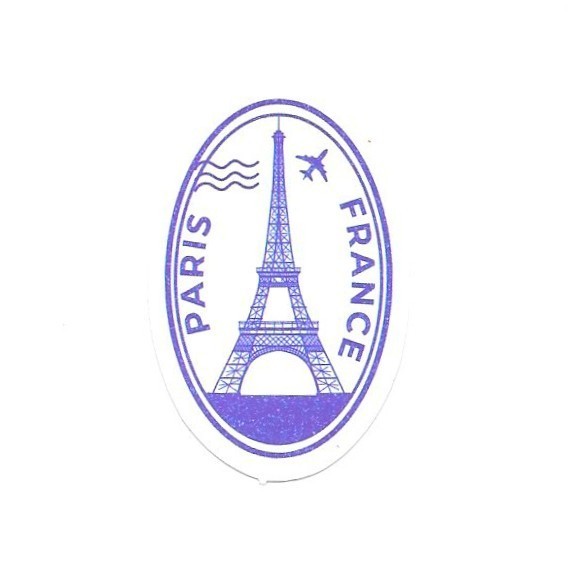 Paris France Vinyl Sticker Eiffel Tower Travel Souvenir Laptop Graphic Gift Art