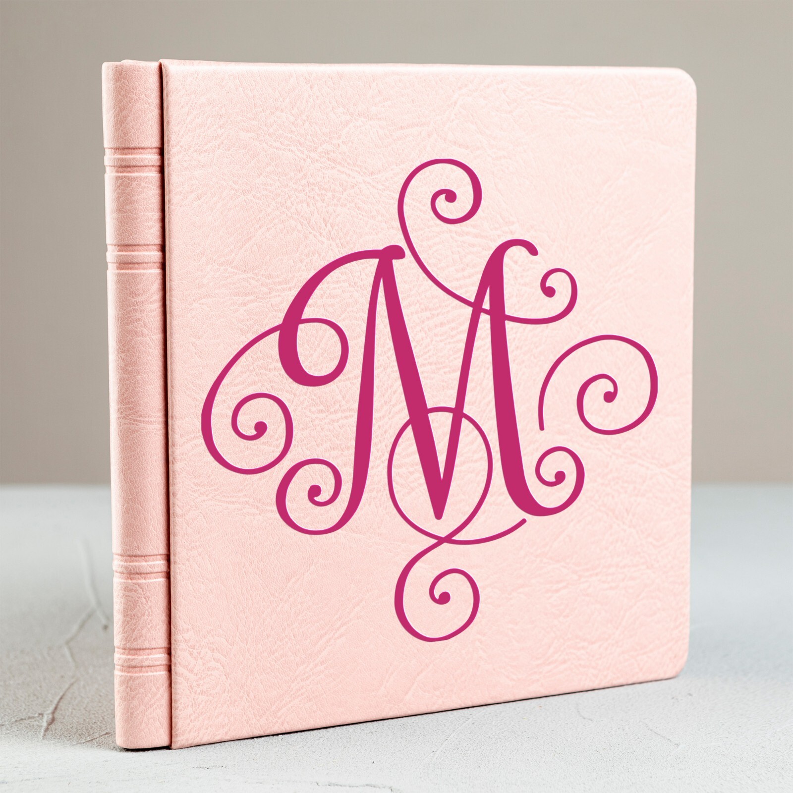 SCROLL MONOGRAM INITIAL Vinyl Decal Sticker – Decorative Letter Script Lettering