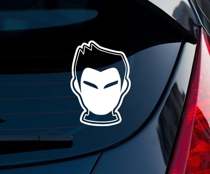 Little Mac Punch Out Super Smash Bros Indoor/Outdoor Matte White Decal 5.6"x3.9"