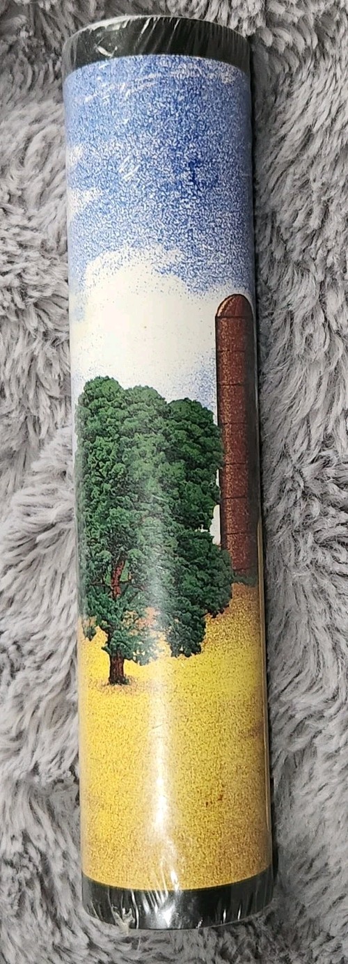 JOHN DEERE contemporary wall paper border 5yds TRACTOR farm vinyl wallpaper RARE