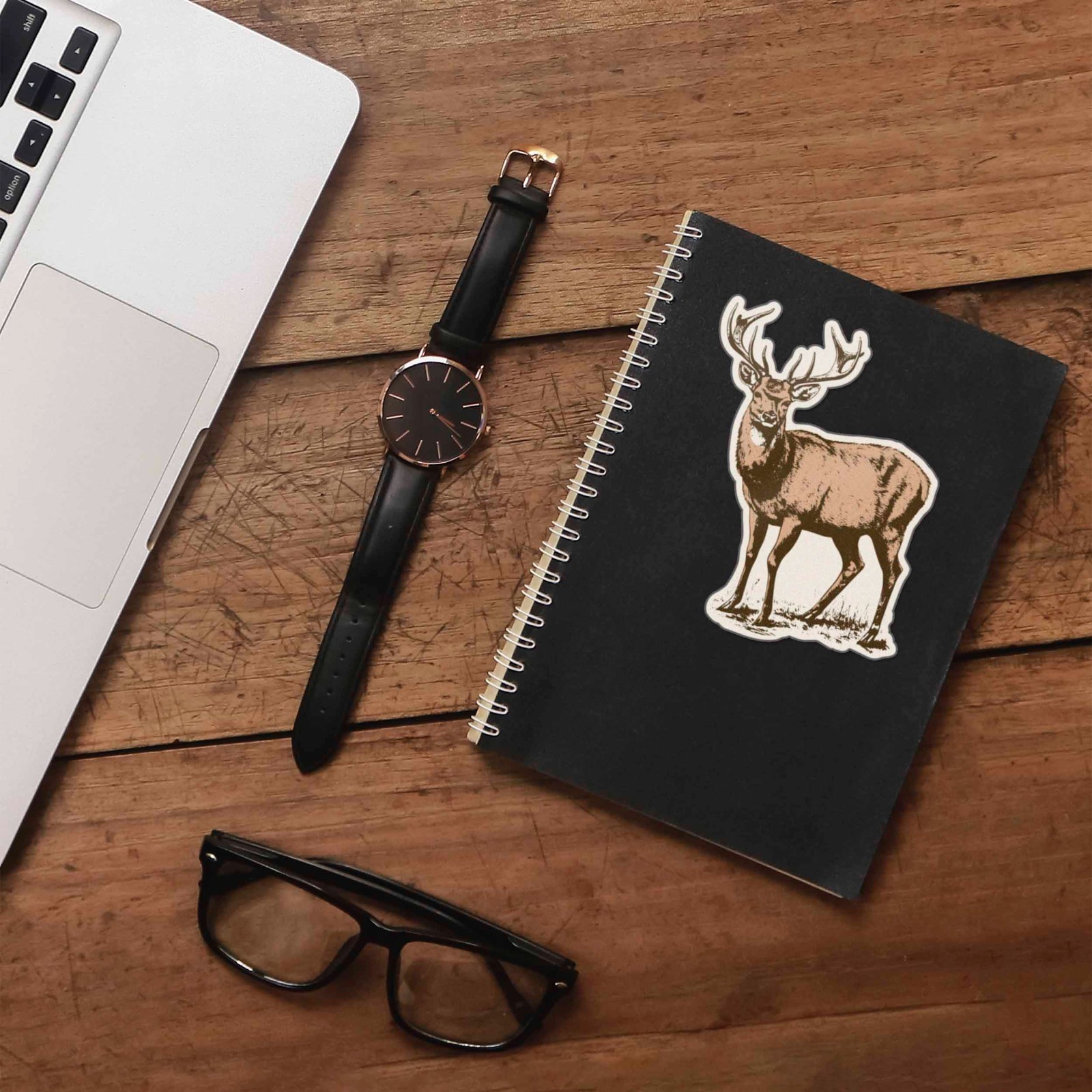 Whitetail Deer Bumper Sticker – Cool Nature Decal for Water Bottle & Laptop