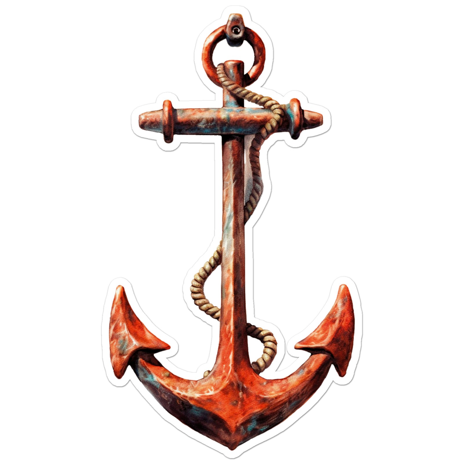 Ship's Anchor Boat – Vinyl Decal Sticker – Car Window Laptop – ebn11608