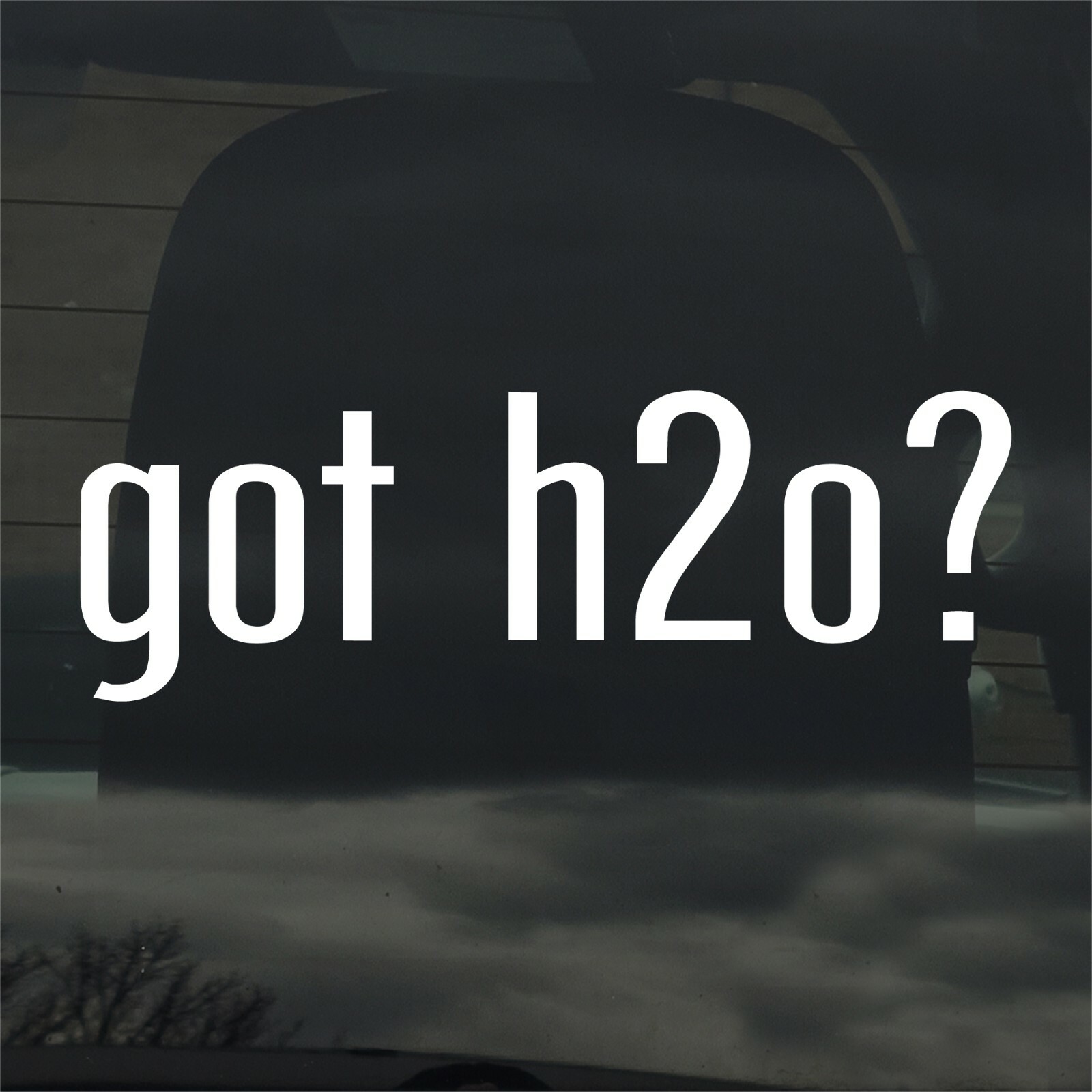Got H2O? Custom Vinyl Sticker / Decal Water, Hydrate, Nature, Liquid