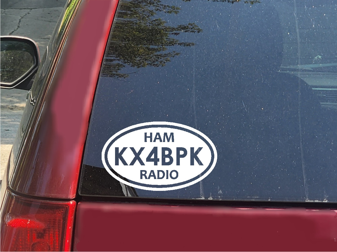 Customized Call Sign Ham Radio Decal – Ideal for your Auto, Laptop, etc.