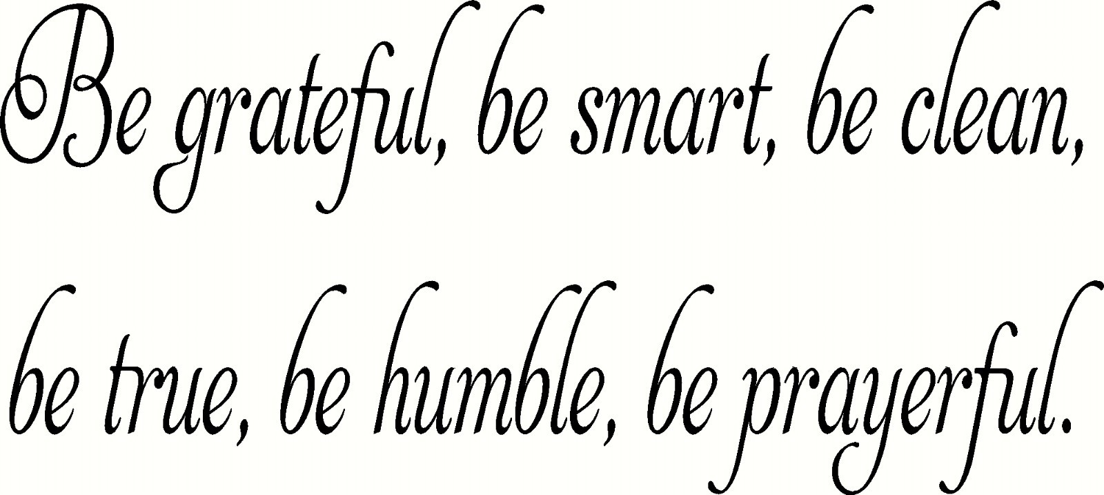 Be Grateful 11 x 22 Motivational Vinyl Wall Decals by Scripture Wall Art