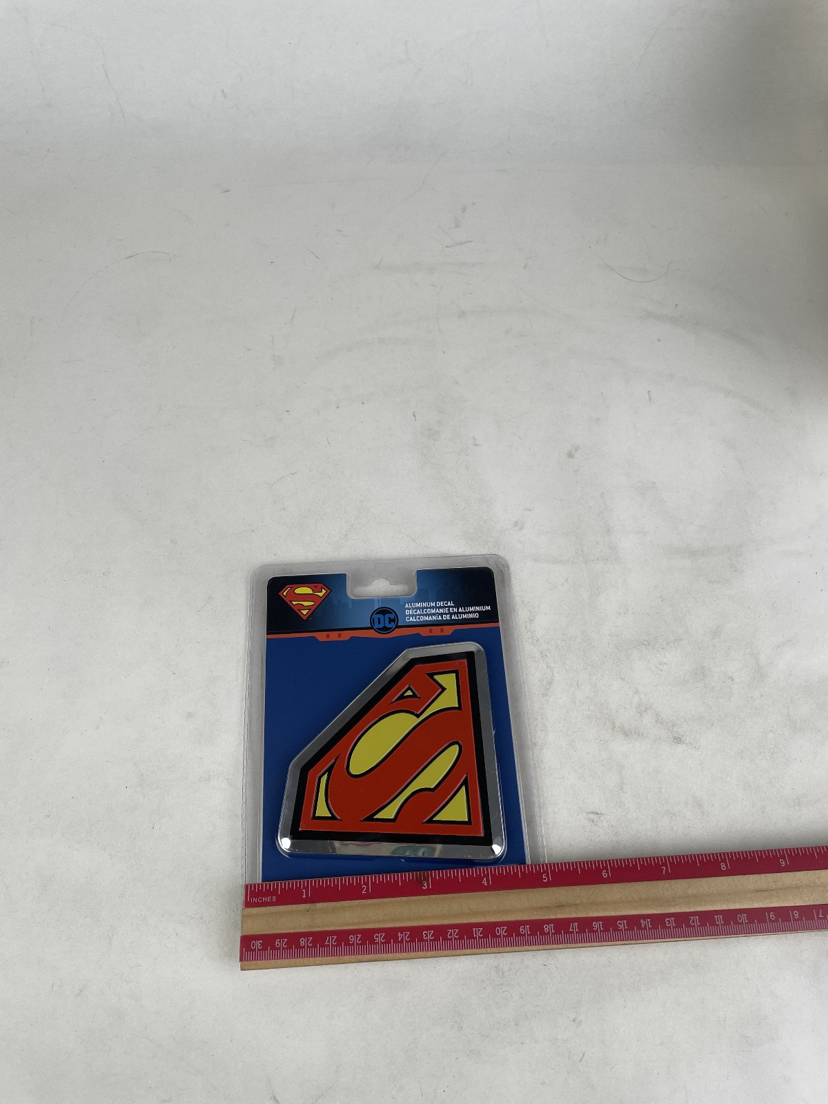 Official Licensed DC Comic Superman Super man Aluminum Color Emblem Decal 2 Pak