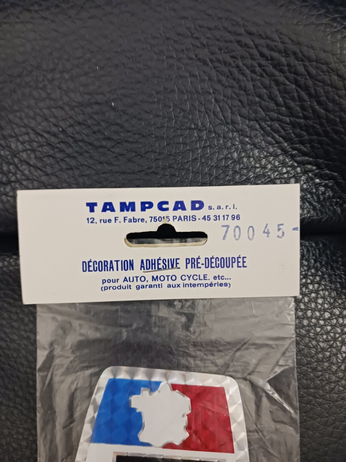 "F" FRANCE Adhesive Decal, For Vehicles, Luggage, Etc.