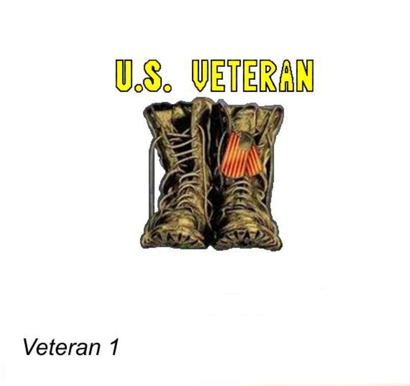 LARGE-SIZED CAR DECALS – U.S. MILITARY – 6 CHOICES