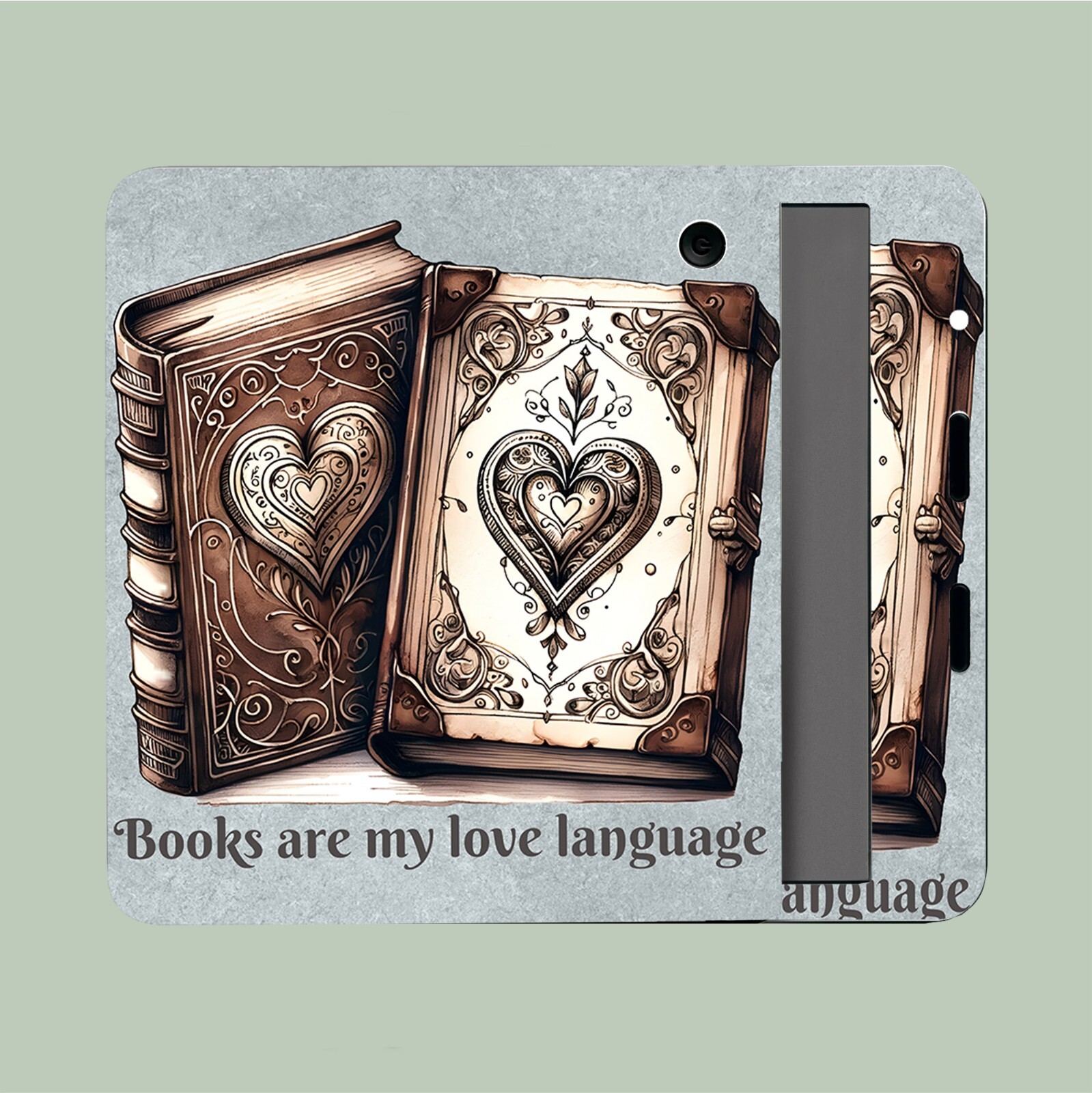 Books Are My Love Language Kobo Skin Decals, Kobo Vinyl Cover, Kobo Accessory